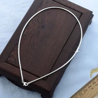 925 sterling silver collar soft personalized fashion lady necklace jewelry diameter 2 0mm free shipping