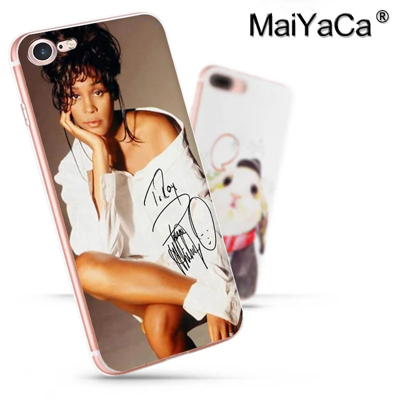 MaiYaCa сексуальный певец Whitney Houston роскошный модный чехол для телефона Apple iphone 11 pro 8 7 66S Plus X 5s SE XR XS максимальный чехол