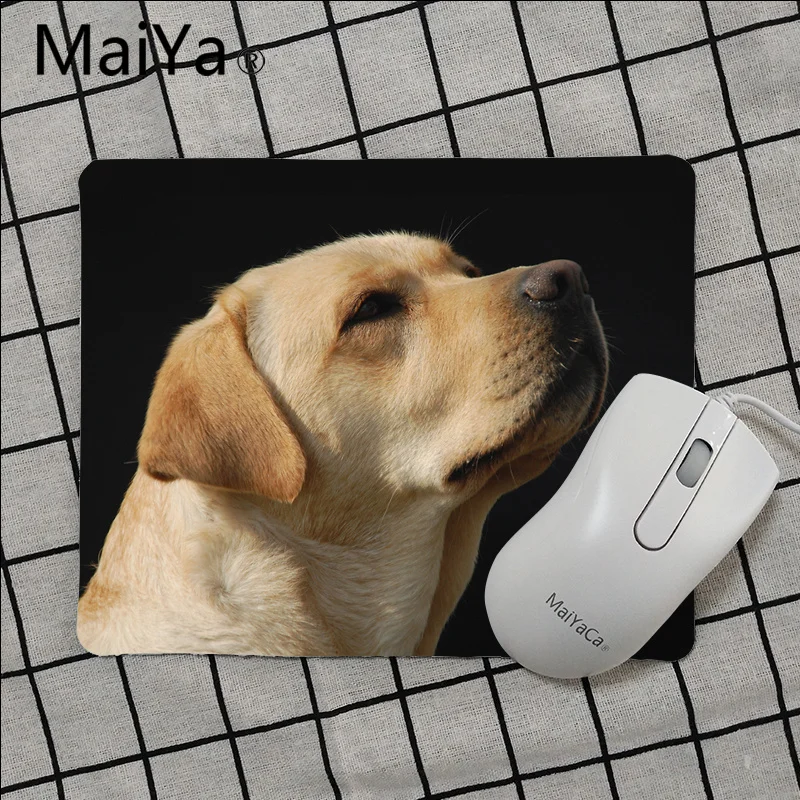No Lock Edge25x29cm Maiya, высокое качество, лабрадор, собака, животные, Нескользящие, прочные, силиконовые компьютерные коврики,,, игровой коврик, мышь - Цвет: No Lock Edge25x29cm