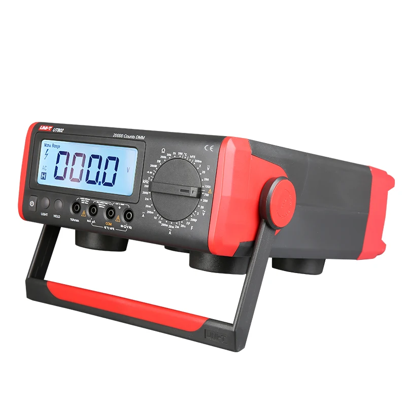 Настольный цифровой мультиметр UT802 диапазон ручного измерения напряжения
