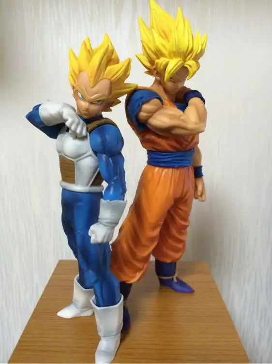 2 шт./компл. Dragon Ball Z Сон Гоку Fusion Gogeta Супер Saiyan Пробуждение Гохан Мужские Шорты для купания отец ПВХ аниме Рисунок игрушечные фигурки из игры Dragon Ball DBZ(“Коллекция Модель
