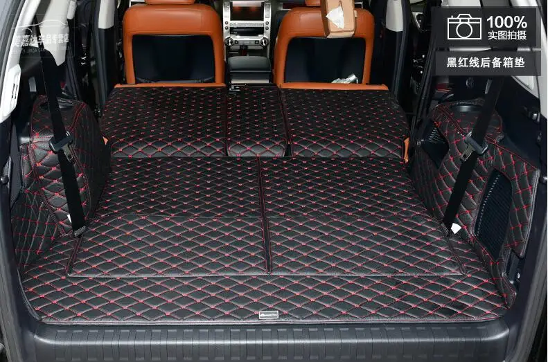 Jioyng полный задний багажник кассетного Коврики Этаж протектор ног pad S для 10-18 Lexus GX