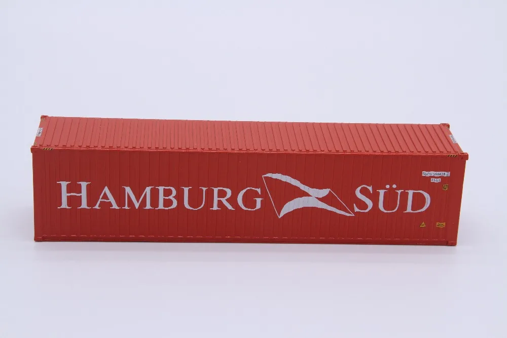 Коллекционная литая Игрушечная модель подарок 1:50 весы Hamburg Süd 40-футового грузовой контейнер модель для делового подарка, Дисплей украшения