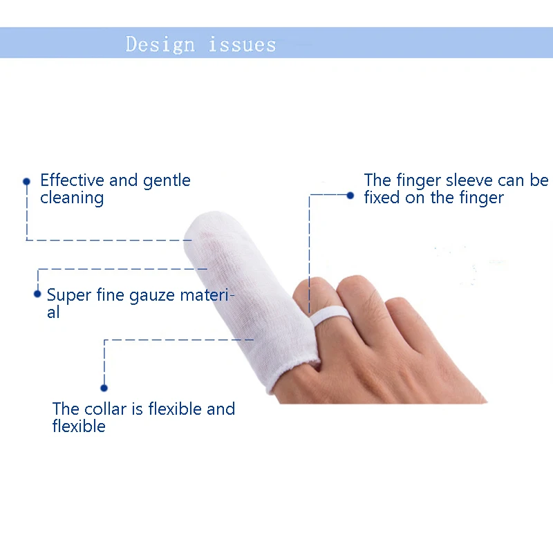 6 шт. Детские полости рта чистые марлевые детские рот очищающие салфетки мягкие