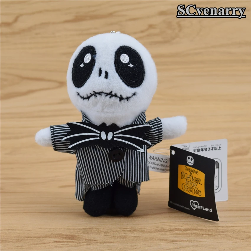 Новинка 10 шт./компл. Кошмар перед Рождеством Джек плюшевые игрушки подвесной