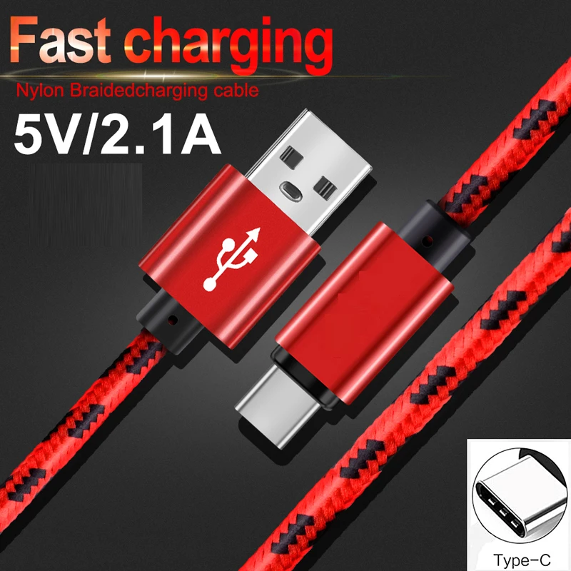 Тип USB C кабель передачи данных для быстрой зарядки Moto G6 G7 G8 LG K30 K40 K40S K50 K50S Redmi Note 9S Pro