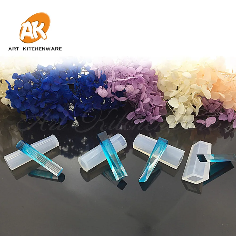 

10 Design Transparent Silicone Mould of Dried Flower Resin Decorative Craft DIY arc ring mold resin molds for Jewelry