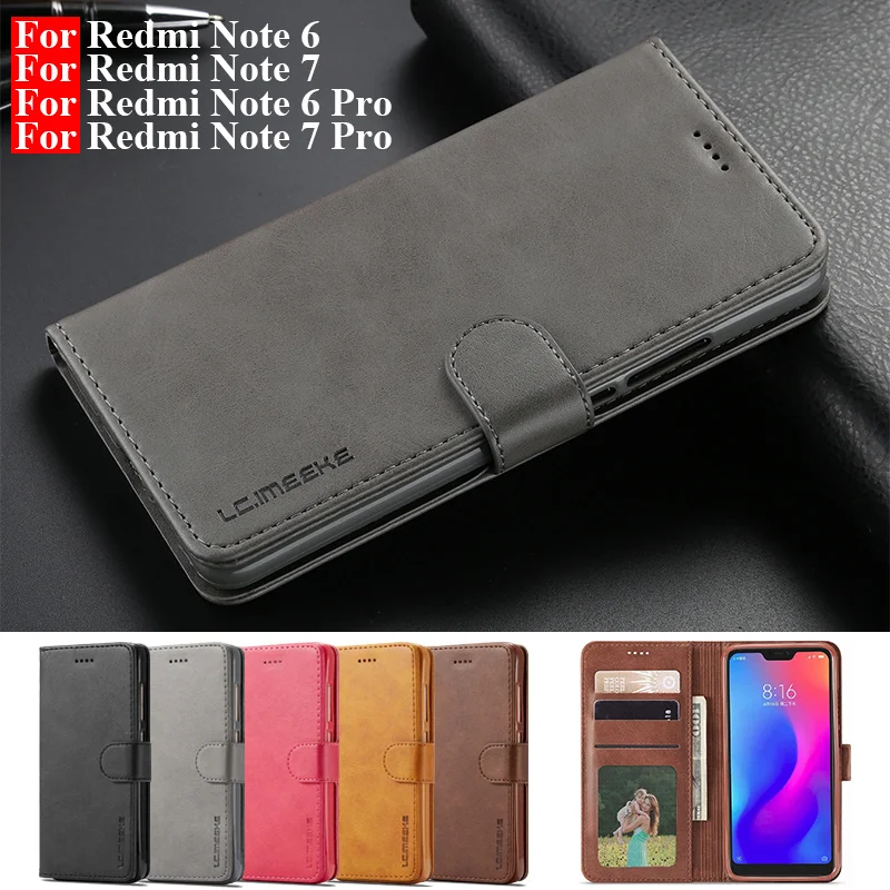 Чехол для Redmi Note 6 Pro, кожаный Винтажный чехол-кошелек s для Xiaomi Redmi Note 6 Pro, чехол, флип-чехол для телефона, чехол для Redmi Note 6
