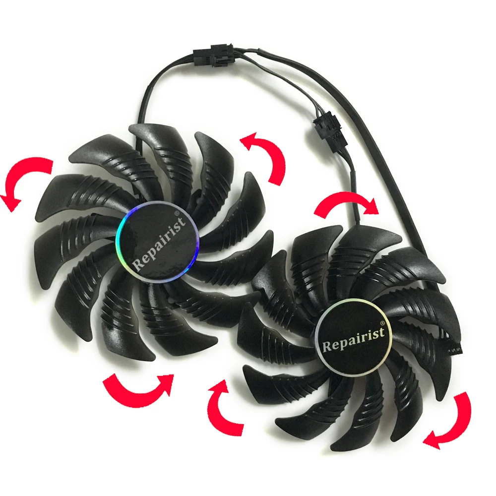 PLD09210S12HH 87 мм Графика карты вентилятор GPU радиатор для GIGABYTE GV N1060D5/N1050WF2OC/N105TWF2OC/N105TG1