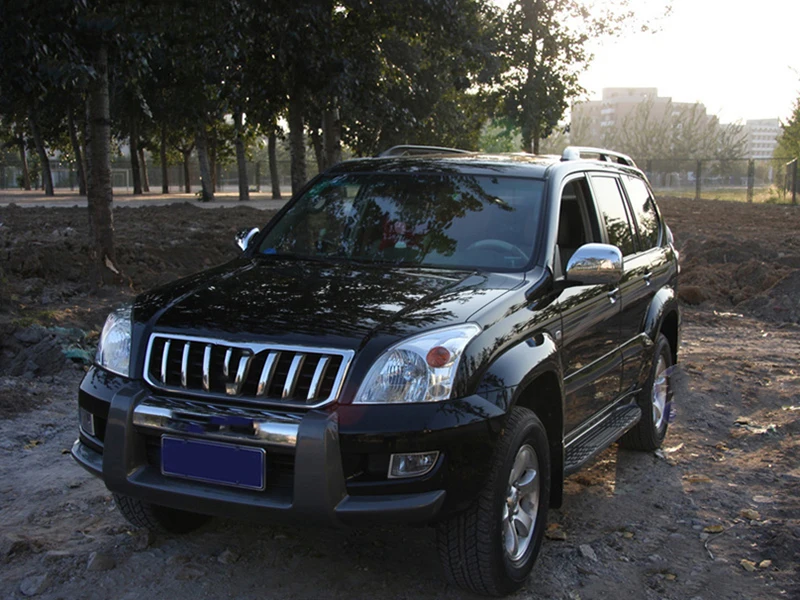 Автомобильная проблесковая 2 шт. DRL для Toyota Prado 120 Land cruiser LC120 FJ120 2003 2004 2005 2006 2007 2008 2009 Светодиодный дневной светильник