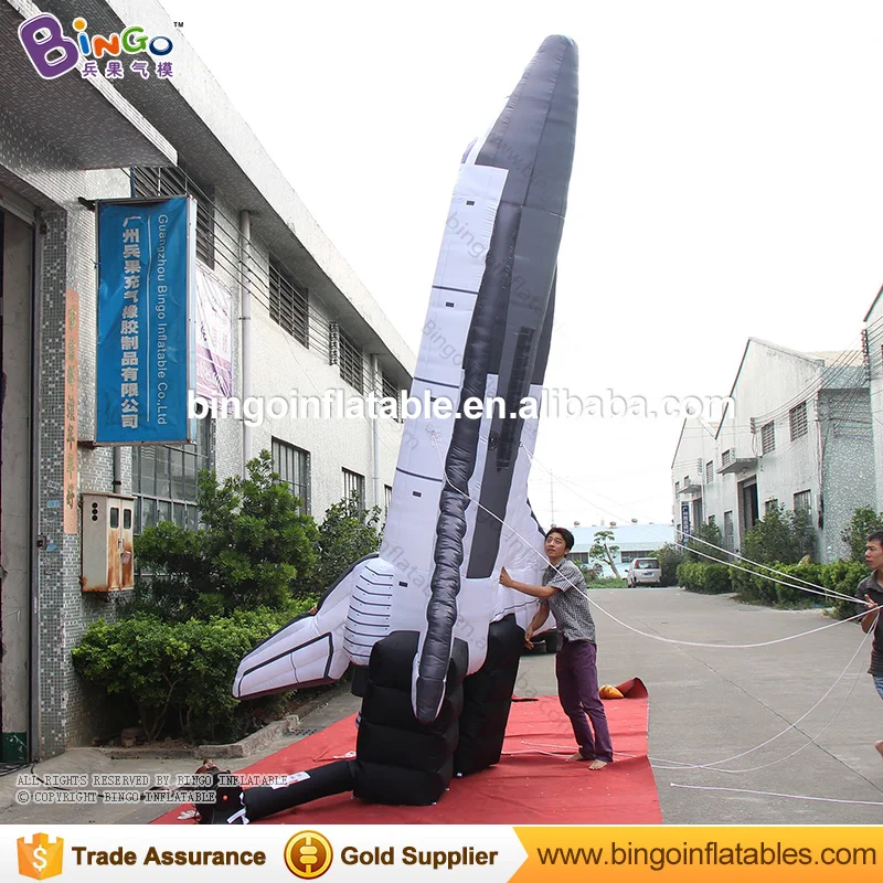 Большой надувной самолет Реплика Рокет воздушный шар огромный 5 м на