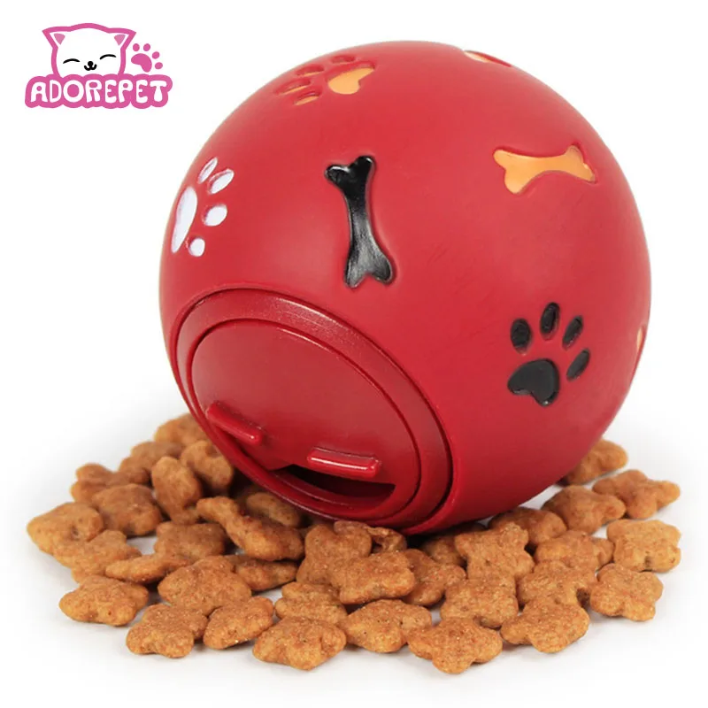 Вращающийся резиновый интерактивный мяч для питомцев игрушки кошек и собак