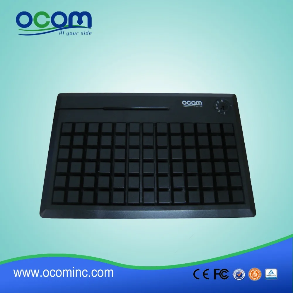 KB78 (PS2 + MSR): 78 Ключи программируемая клавиатура с 1/2/3 трека card reader|programmable keyboard|keyboard
