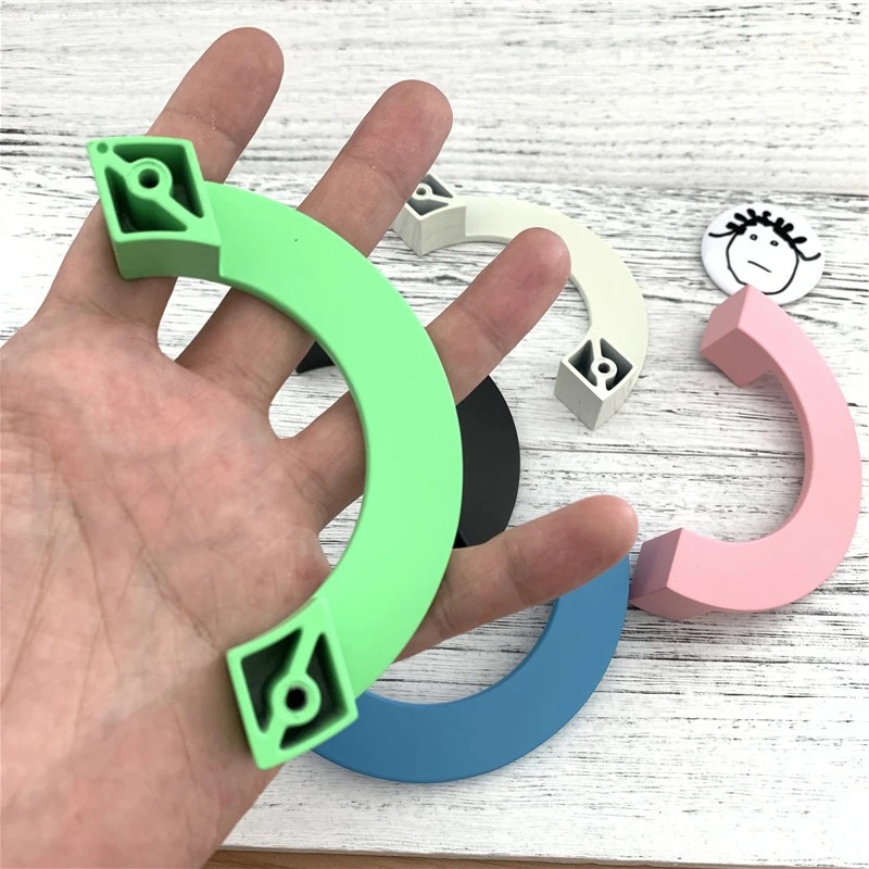 LCH твердая резиновая поверхность из цинкового сплава радужные цветные ручки