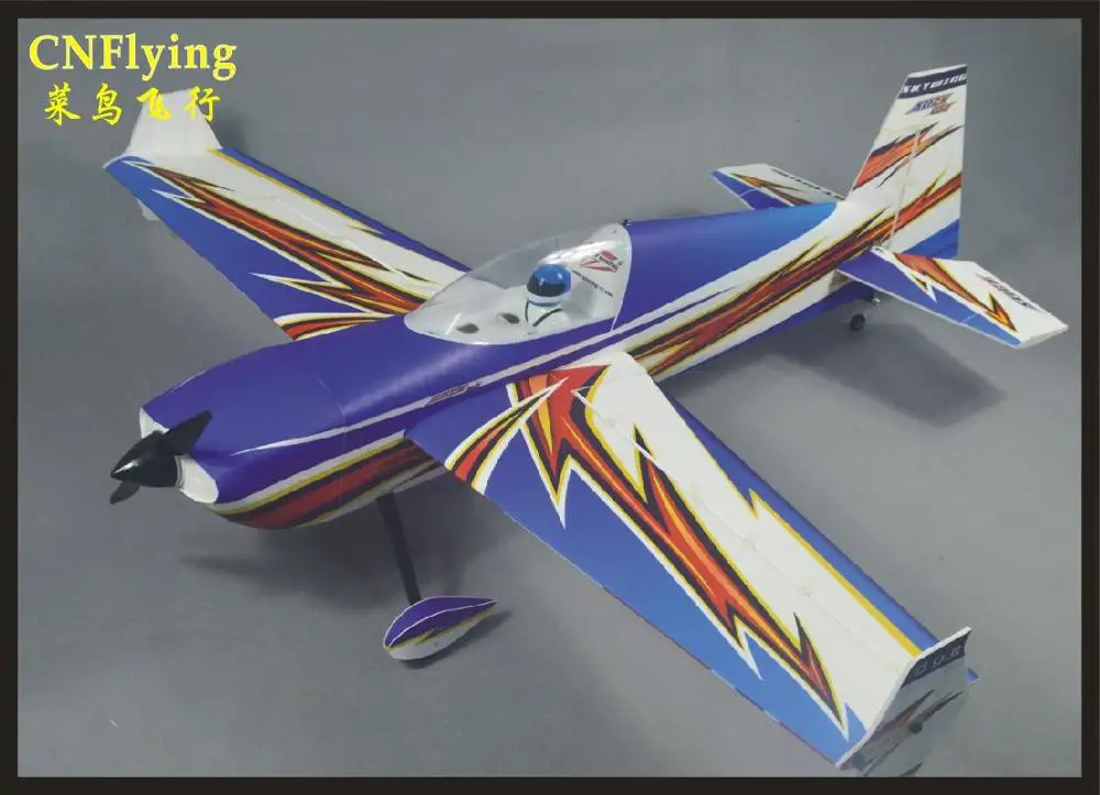SKYWING PP материал самолет RC 3D самолет радиоуправляемая модель для хобби игрушки размах крыльев 55 дюймов 50E SLICK360 3D самолет комплект