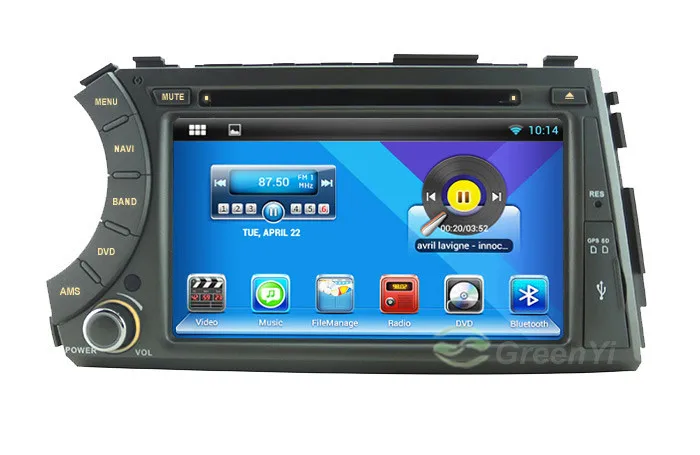 Android автомобильный DVD gps для Ssangyong Actyon Kyron с 3g WiFi OBD DVR ПК компьютер - Цена: 17 347,61 руб.
