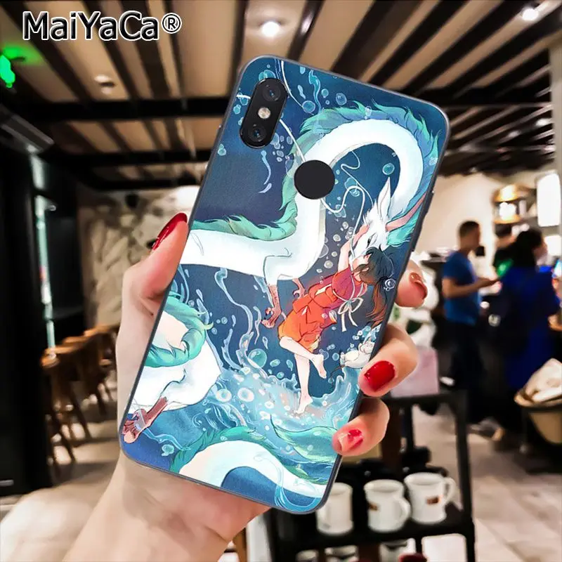 MaiYaCa Cute Totoro Spirited Away Ghibli Anime Phone Case for Xiaomi Redmi8 4X 6A S2 7A 5A Redmi 5 5Plus Note5 7 Note8pro