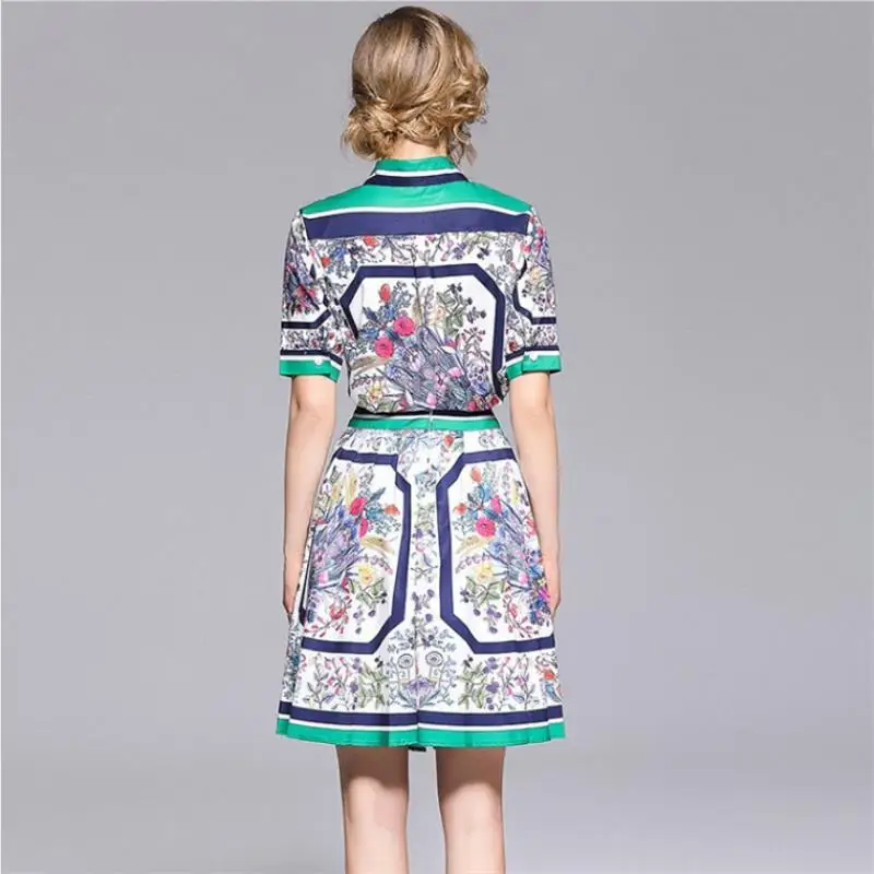 Женская одежда в европейском стиле Новинка лета 2018 рубашка с короткими рукавами