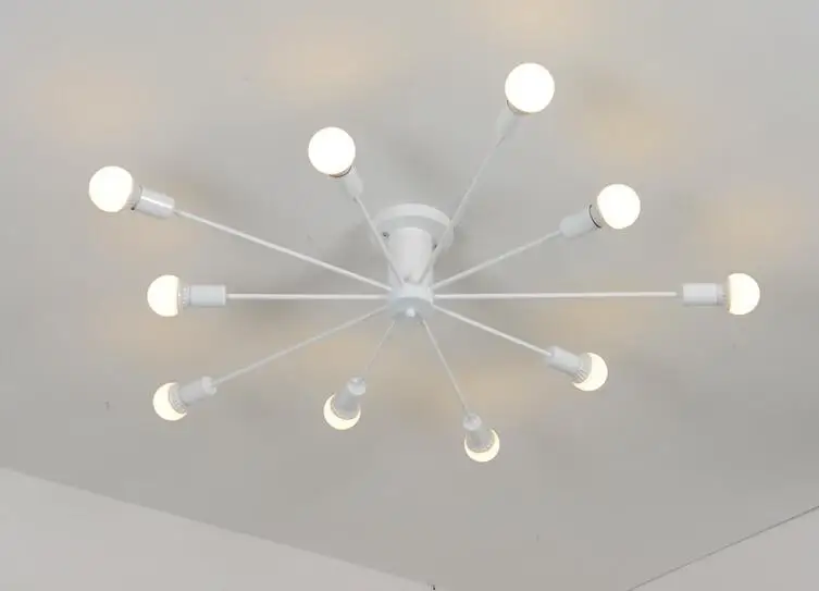 Поверхностного монтажа железная труба потолочная лампа Светодиодная