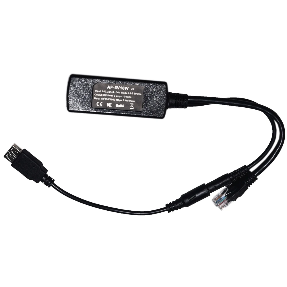 802.3af Poe сплиттер для iPads удаленное USB питание через Ethernet с PoE переключателями 5