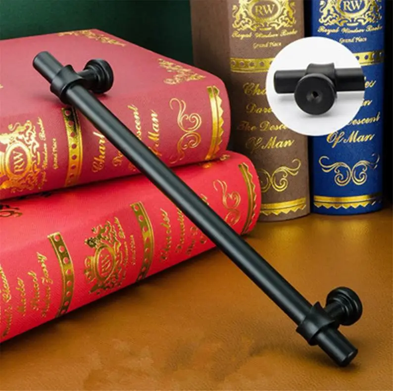 Ручки для выдвижных ящиков кухонной мебели черные ручки шкафа 3 75 5 6 7 55 8 10 дюймов |