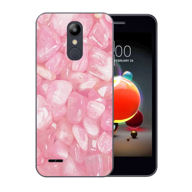 5 0 дюйма чехлы для телефонов LG K9/K8 2018 роскошный чехол из ТПУ с рисунком льда Мягкая