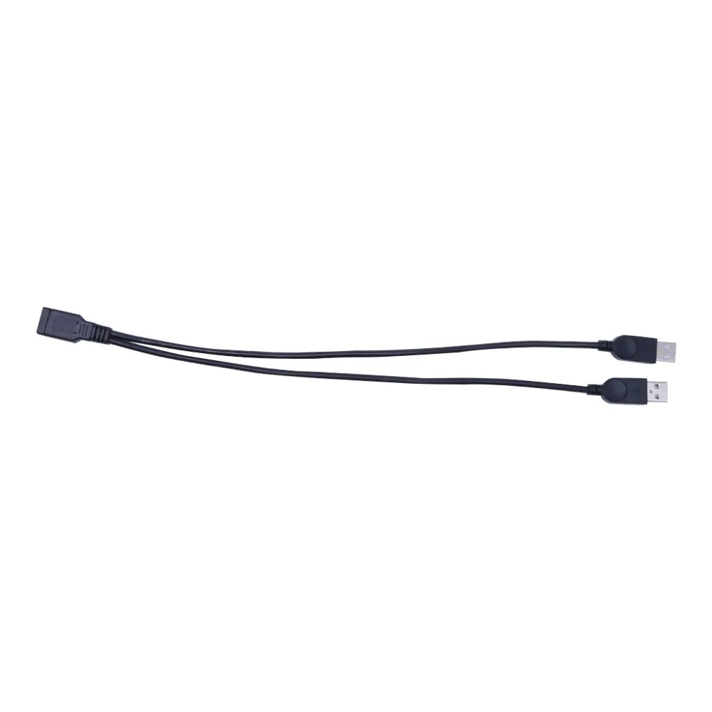 2018 USB 2 0 Тип 1 Женский до Мужской двойной Dual Y-Splitter синхронизации данных зарядки