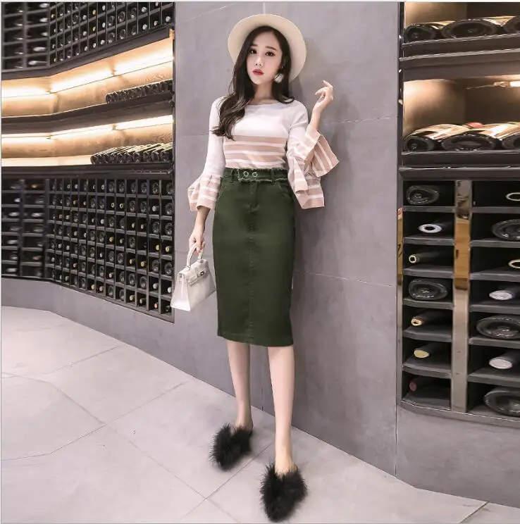 Для женщин новая модная однотонная Высокая талия микро-бомба юбка-трапеция 2017