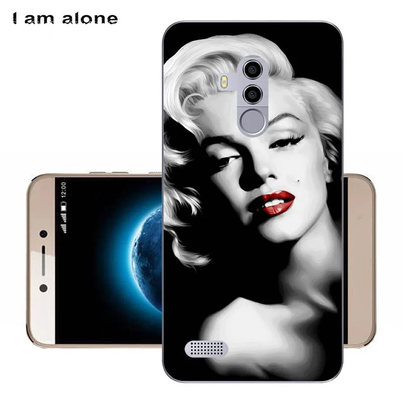 Чехол для телефона I am alone для Leagoo T8s 5,5 дюйма, мягкий ТПУ мобильный Модный чехол с мультяшным принтом для Leagoo T8s, сумки - Цвет: Solf TPU W14