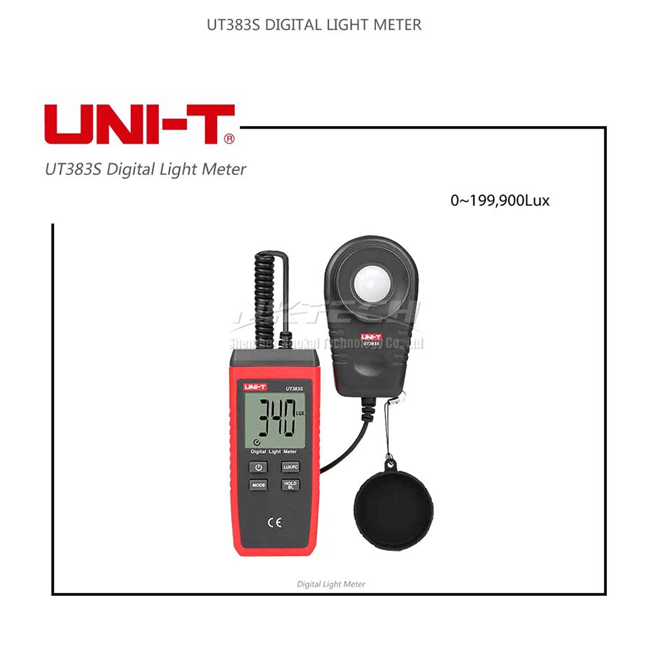UNI-T UT333S цифровой измеритель температуры и влажности UT363S цифровой анемометр измеритель скорости ветра UT383S цифровой светильник люксметр