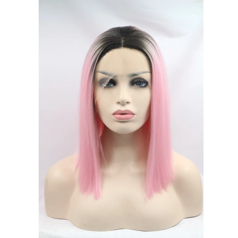 Женские короткие волосы JOY & BEAUTY шелковистые и прямые синтетические на