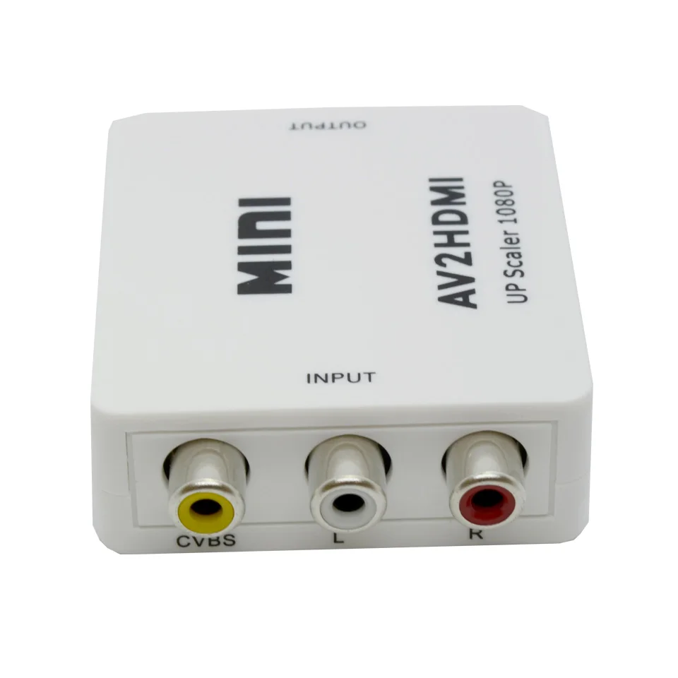 Hgoog Мини AV к HDMI видео конвертер AV2HDMI RCA аудио CVBS чтобы адаптер для HD ТВ PS3 PS4 ПК DVD Xbox