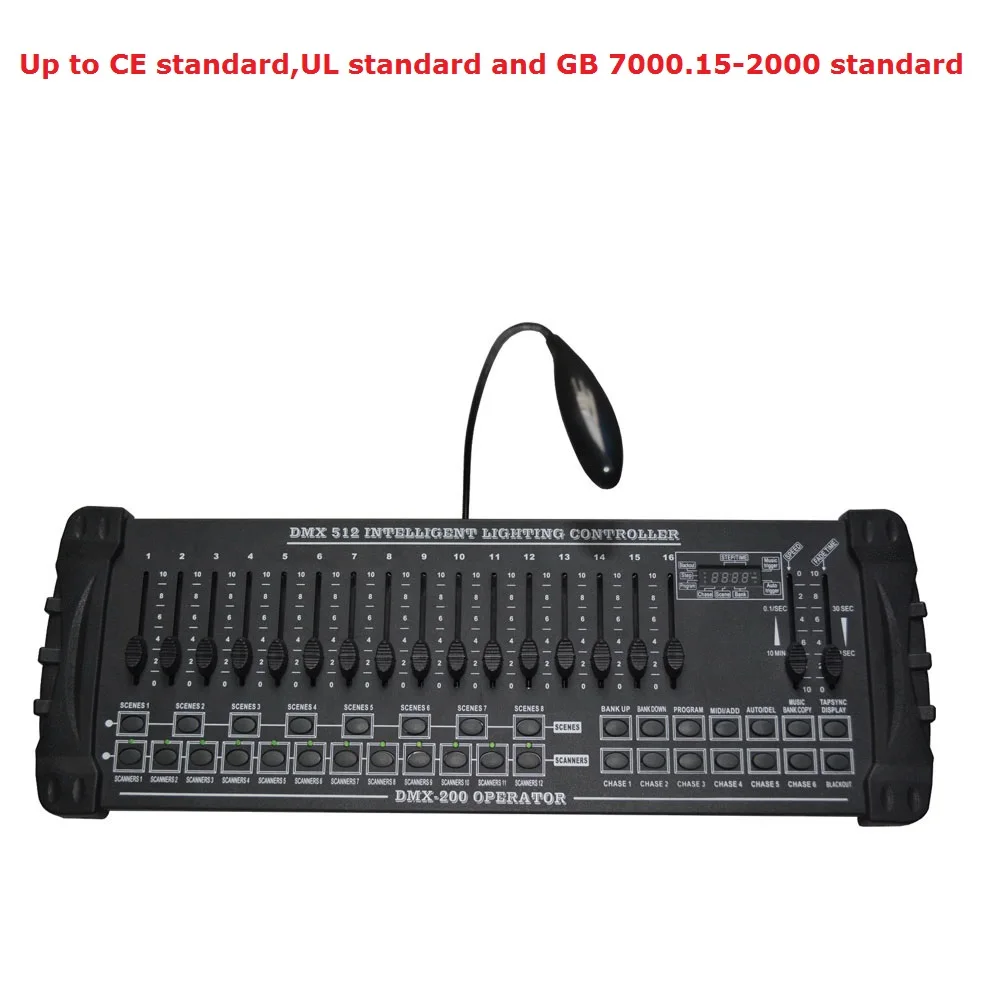 Контроллер DJ DMX 200 1 шт. оборудование для освещения консоль 512 сценическое