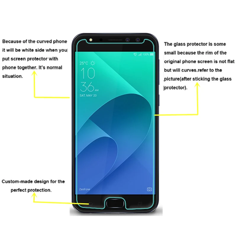 9H 2.5D Премиум Закаленное стекло протектор для Asus Zenfone 4 Selfie Pro ZD552KL чехол телефона
