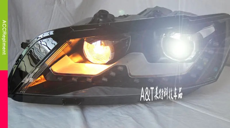 Авто PRO 2011- для vw passat B7 фары Биксеноновые линзы passat B7 фары для автомобиля Стайлинг U светодиодный DRL H7 ксеноновый парковочный