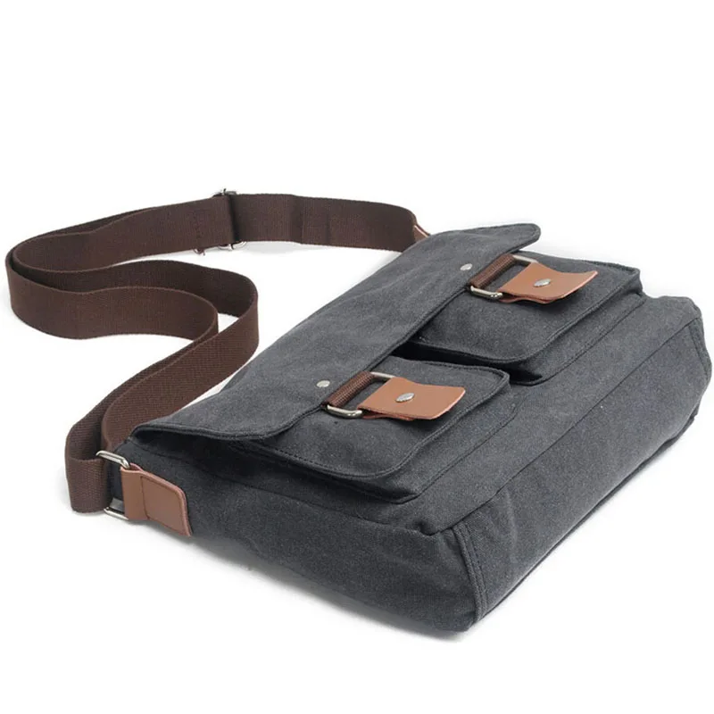 

MuChuan 2101ND Canvas SLR Camera Bag for Canon for Nikon for Sony Micro Messenger Shoulder Bag