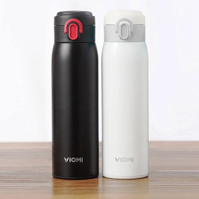 Прочный XIAOMI Viomi нержавеющая сталь 460 мл умный вакуумный термос бутылка для воды-s