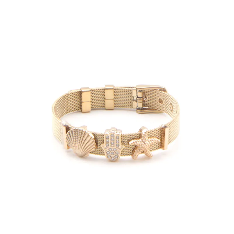 ARMNVNV новейший модный сетчатый Браслет из нержавеющей стали Морская звезда