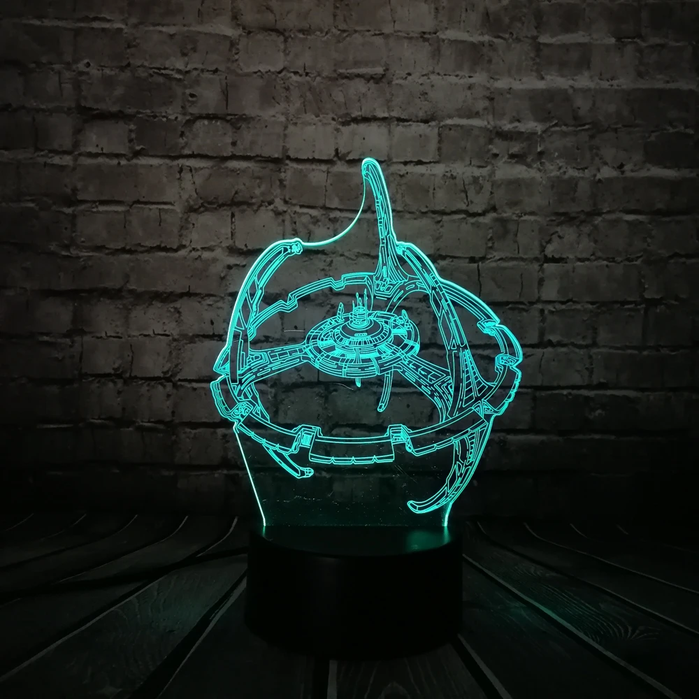 Новое поступление звездная война трек 3D яркие разноцветные лампочки RGB