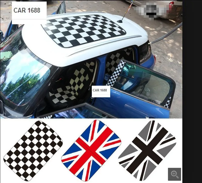 Для Mini cooper R55 R56 R57 R58 R61 R60 F56 F55 автомобильные наклейки на крышу аксессуары