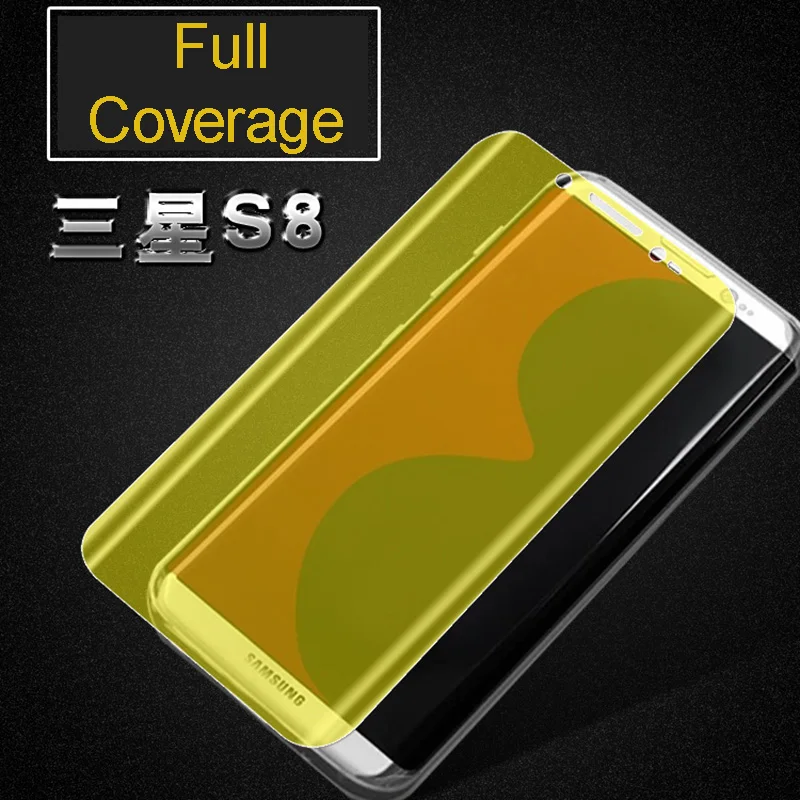 GXE 3D полное покрытие мягкая пленка протектор экрана для Samsung Galaxy S8 Plus + S6 S7 Edge A3 A5 A7