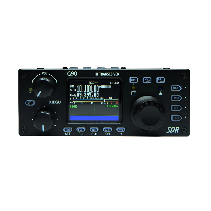 Xiegu G90 открытый коротковолновый радио SDR портативный приемопередатчик HF 20 Вт/CW/AM/FM 0,5-30 МГц SDR структура встроенный Авто антенный тюнер