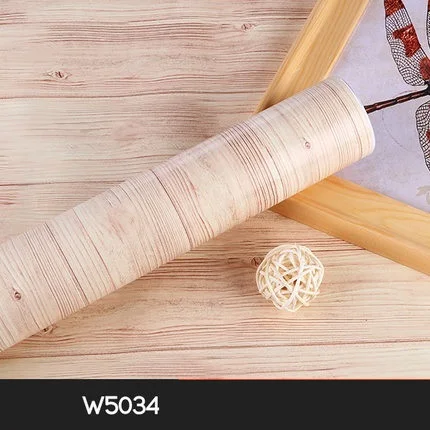 W5034 10 м Кухня дерево самоклеющиеся ПВХ обои пленки Восстановленное шкаф для одежды дверь шкафа настольная мебель наклейки на стену - Цвет: W5034