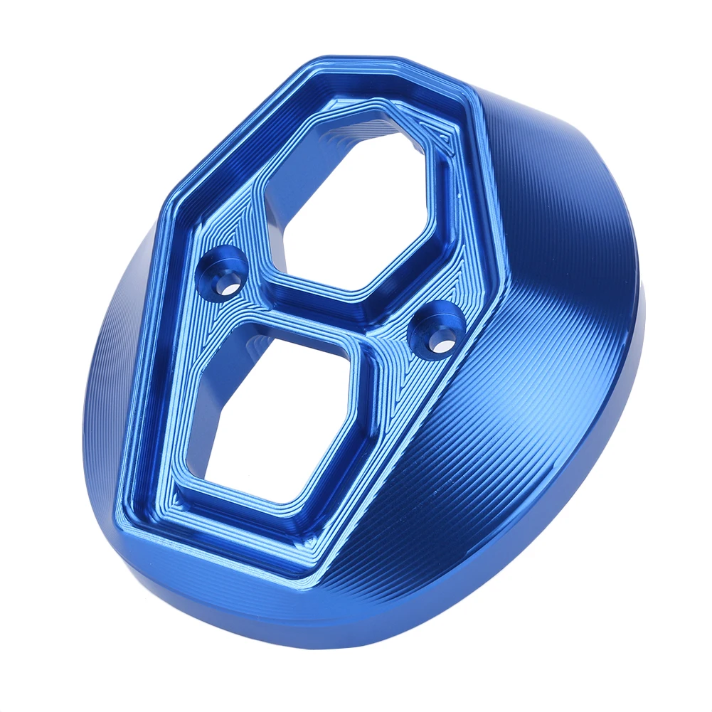 Blue CNC алюминиевый мотоцикл выхлопной трубы силовой наконечник конец Декор Защитная крышка для KYMCO AK550 17 18 - Цвет: Blue