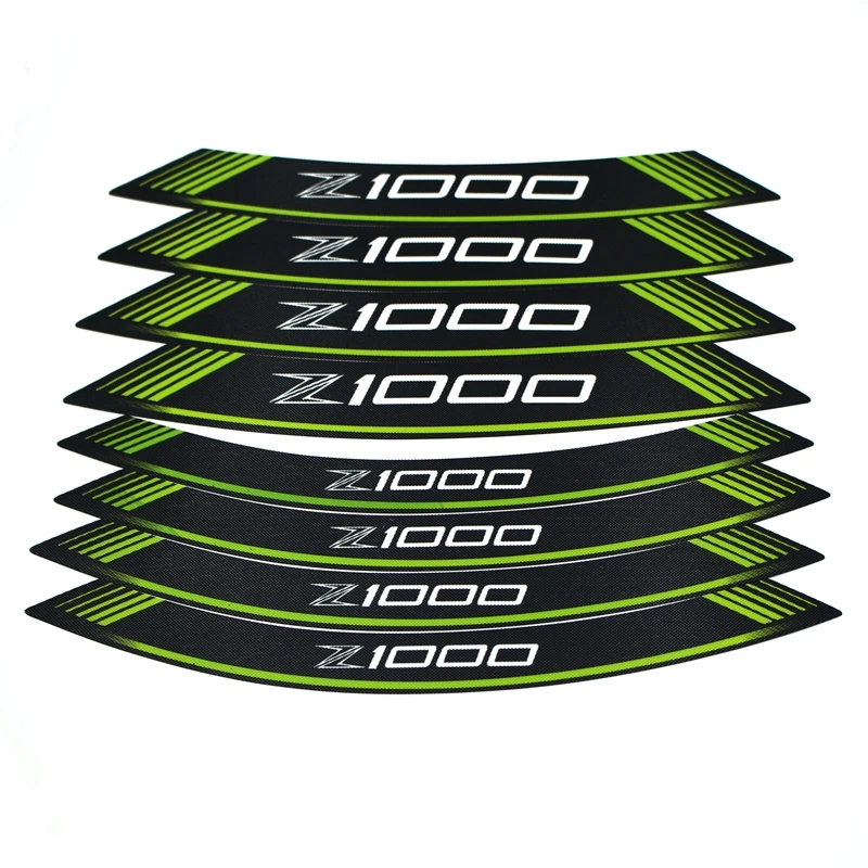 Для KAWASAKI Z1000 Z 1000 мотоцикл 8X толстый край внешний обод наклейки в полоску колесные