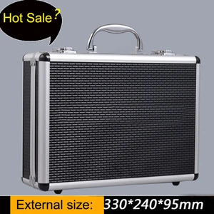 Набор инструментов алюминиевый чехол для инструментов магический реквизит футляр для хранения файлов чехол для ручного пистолета замок пистолет с пеной 33*24*9,5 см