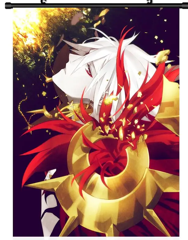 Аниме Red Lancer Sindri Fate Apocrypha Grand Order настенный плакат прокрутка | Дом и сад