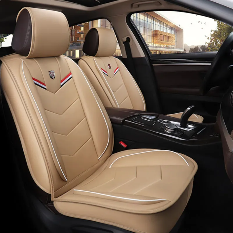 Универсальные кожаные чехлы на сиденья автомобиля для chevrolet blazer caprice captiva cobalt