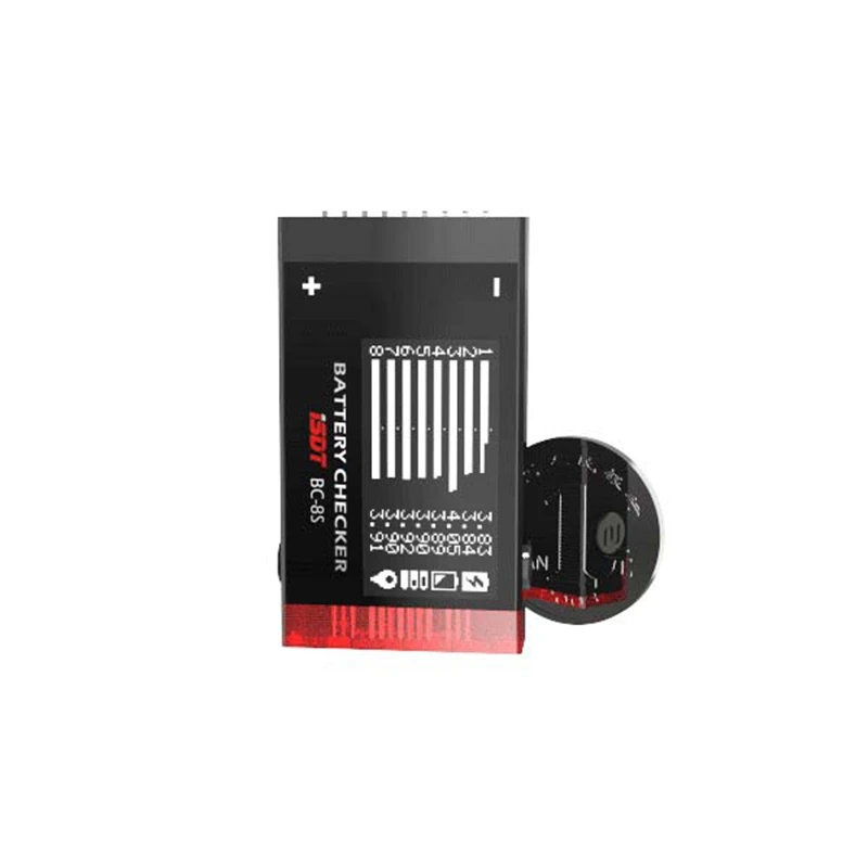 Оригинальный isdt bc 8s Батарея детектор с двумя 85db зуммер для lipo lihv жизнь Liion