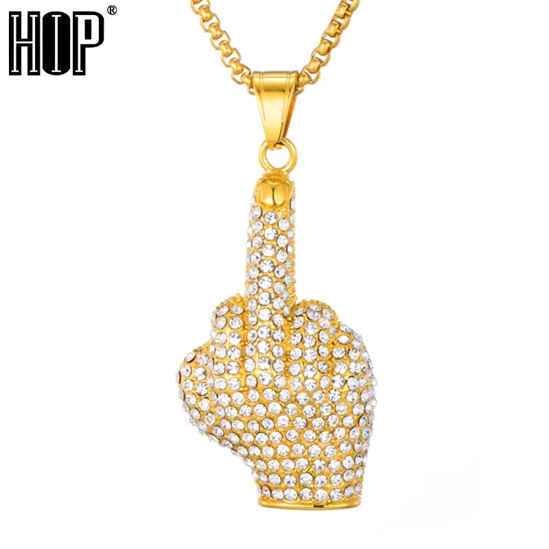 Хип хоп полный горный хрусталь Iced Out Bling золото цвет нержавеющая сталь большой